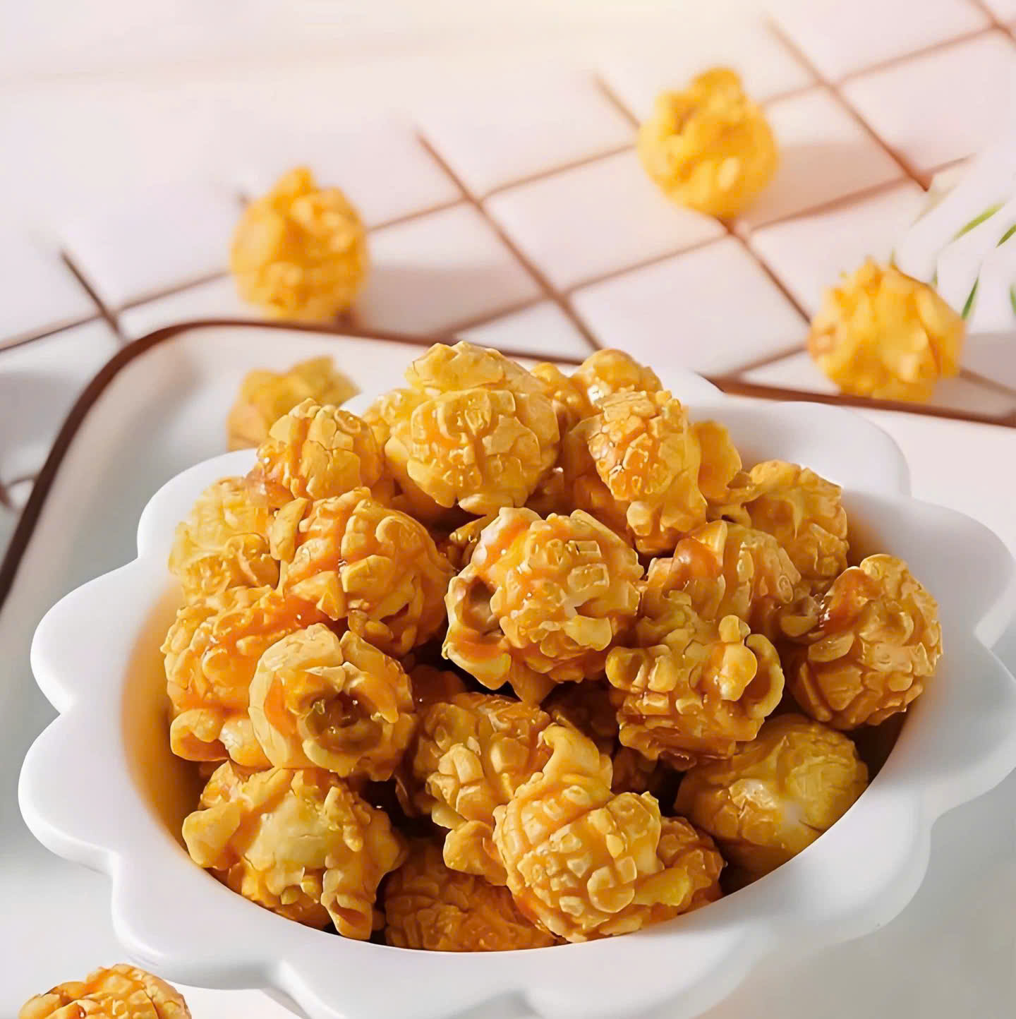 Bỏng ngô popcorn caramel Hàn Quốc